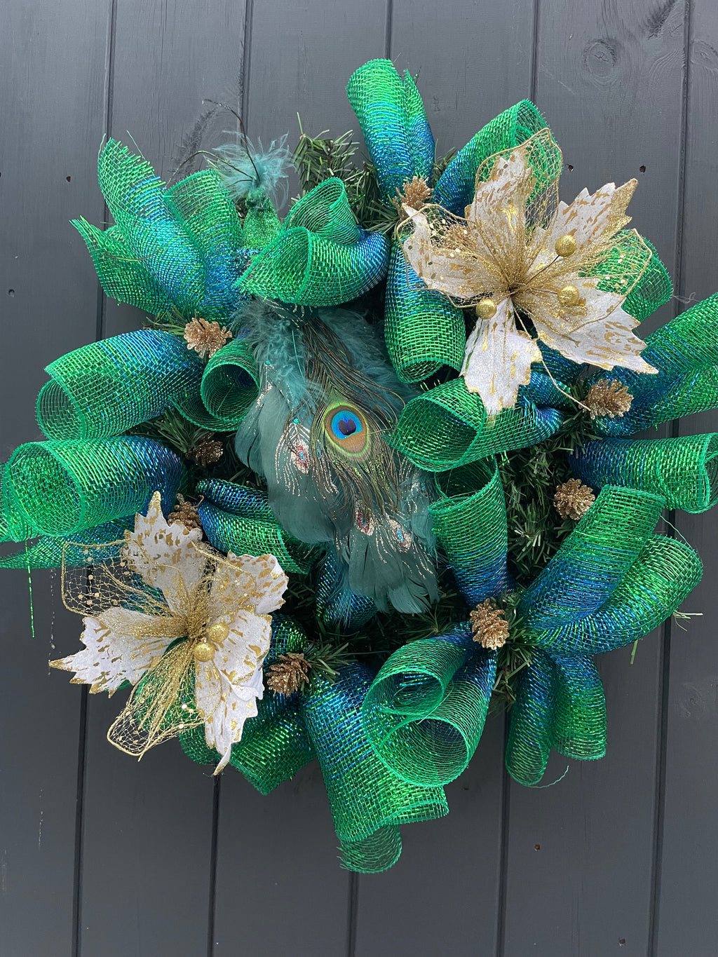 Peacock Swirl 40cm
